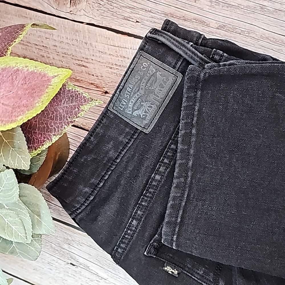 LEVI'S BLACK 311 SHAPING SKINNY DENIM JEANS
